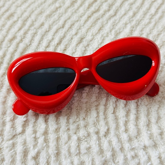 Accessories - 🔥BUNDLE ME🔥 Red Cateye Play Sunglasses Unisex